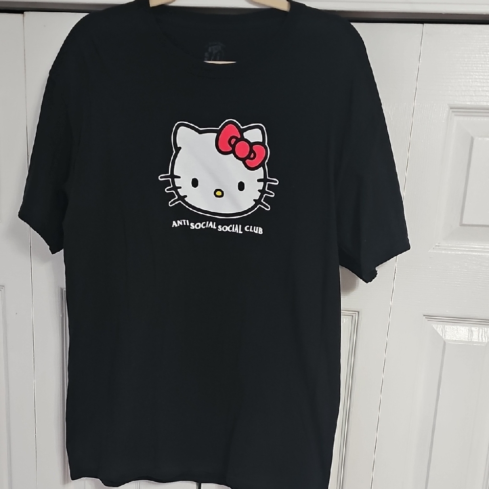 Hello Kitty Black T-Shirt by Anti Social Social Club